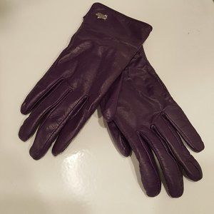 Ambesi Deep Purple Soft Leather fully lined gloves